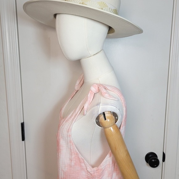 Show Me Your Mumu Tilda Romper Tie-Dye Cotton Gauze Size Small Resortwear Beach - Picture 8 of 9